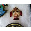 Image 11 : Multiple Medals & Patches: Ocboa, Diving Pins, Special Team, etc in Display Case 16"L