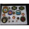 Image 2 : Multiple Medals & Patches: Ocboa, Diving Pins, Special Team, etc in Display Case 16"L