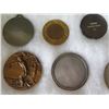Image 13 : Multiple Medals & Coins: Athletes, La Vallee du Rhone, Prix Cinzano, etc in Display Case 16"L