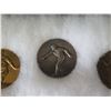 Image 8 : Multiple Medals & Coins: Athletes, La Vallee du Rhone, Prix Cinzano, etc in Display Case 16"L
