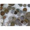 Image 10 : Multiple Coins:  Piso, Jamaica, Country Boy, Bank Indonesia, Singapore, etc in Display Case 16"L
