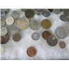 Image 11 : Multiple Coins:  Piso, Jamaica, Country Boy, Bank Indonesia, Singapore, etc in Display Case 16"L