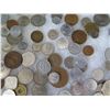 Image 7 : Multiple Coins:  Piso, Jamaica, Country Boy, Bank Indonesia, Singapore, etc in Display Case 16"L