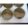 Image 10 : Qty 12 Large Coins Comandant Jacques Yves Cousteau La Calypso in Display Case 16"L