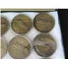 Image 9 : Qty 12 Large Coins Comandant Jacques Yves Cousteau La Calypso in Display Case 16"L