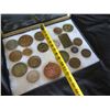 Image 24 : Qty Approx. 19 Coins & Medals: Carpeaux, Bear, Civil War, Aloha State, etc in Display Case 16"L