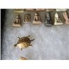 Image 11 : Multiple Medals, Pendants & Figures: Buddha, Dragonfly, Turtle, etc in Display Case 16"L