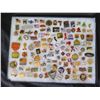 Image 2 : Multiple Pins & Medals: Flags, Ribbons, Cartoon Characters, Playboy, etc in Display Case 16"L