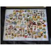 Image 2 : Multiple Pins & Medals: Characters, Animals, Foods, Cars, etc in Display Case 16"L