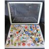 Image 1 : Multiple Character Pins Euro Disney w/ Pinback AAAAAA 009  in Display Case 16"L