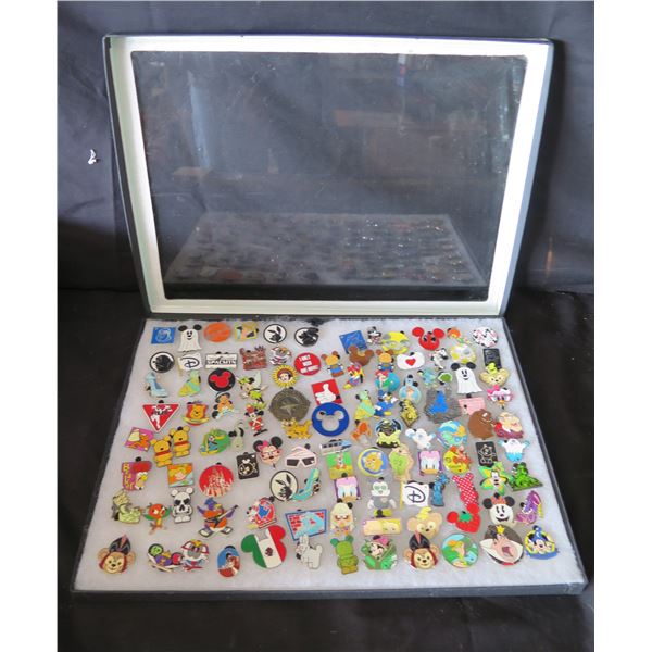 Multiple Character Pins Euro Disney w/ Pinback AAAAAA 002  in Display Case 16 L