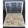 Image 1 : Multiple Pins & Medals: Cities, Cars, Sports, Food, Music, etc in Display Case 16"L
