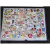 Image 2 : Multiple Pins & Medals: Cartoon Characters, Animals, Disney, etc in Display Case 16"L