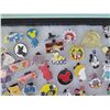 Image 8 : Multiple Pins & Medals: Characters, Animals, Alphabets, etc in Display Case 16"L