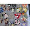 Image 10 : Multiple Pins & Medals: Cartoon Characters, Animals, Disney, etc in Display Case 16"L