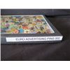 Image 16 : Multiple Pins: Food, Places, Balloons, Events, etc Euro Advertising Pins 002 in Display Case 16"L