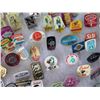 Image 8 : Multiple Pins: Food, Places, Balloons, Events, etc Euro Advertising Pins 002 in Display Case 16"L