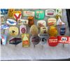 Image 14 : Multiple Pins: Food, Places, Balloons, Events, etc Euro Advertising Pins 005 in Display Case 16"L