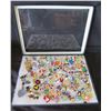 Image 1 : Multiple Character Pins Euro Disney w/ Pinback AAAAAA 007  in Display Case 16"L