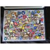 Image 2 : Multiple Character Pins Euro Disney w/ Pinback AAAAAA 011  in Display Case 16"L