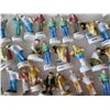 Image 8 : Multiple Miniature Figurines Petanque Ceramic Playors Mini AAAAAA 001 in Display Case 16"L