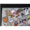 Image 2 : Multiple Character Pins Euro Disney w/ Pinback AAAAAA 006  in Display Case 16"L