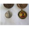 Image 8 : Qty Approx. 12 Medals & Coins: Sports, Petanque, etc in Display Case 16"L