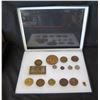Image 1 : Qty Approx. 13 Medals Petanque Award Medals AAAAA 002 in Display Case 16"L