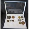 Image 1 : Qty Approx. 11 Medals Petanque Award Medals AAAAA 001 in Display Case 16"L