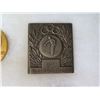 Image 8 : Qty 12 Medals & Coins: Sports, Petanque, Champion, FFB, etc in Display Case 16"L