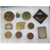 Image 8 : Qty 11 Medals & Coins: Petanque, La Vallee du Rhone, Key Chain, etc in Display Case 16"L