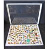 Image 1 : Multiple Pins & Medals Places, Food, etc Euro. Good AAA 05 in Display Case 16"L