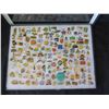 Image 2 : Multiple Pins & Medals Places, Food, etc Euro. Good AAA 05 in Display Case 16"L