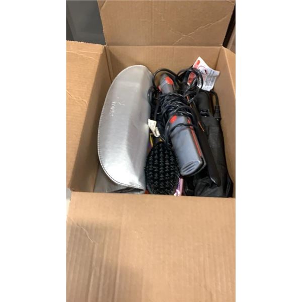LOT OF HAIR STYLING TOOLS, IRONS