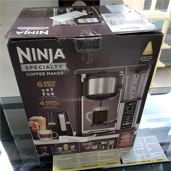 NINJA SPECIALTY COFFEE MAKER 6 BREW SIZES TESTED AND WORKING RETAIL 299