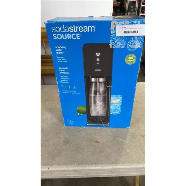 AS NEW SODA STREAM FIZZI ONE TOUCH SPARKLING WATER MAKER - CO2 BOTTLE NOT INCLUDED