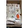 Image 3 : BOX OF NEW CERAMIC DOG 4" X 3" PHOTO FRAMES