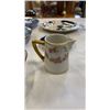 Image 2 : COLLECTABLE CHINA, 2 COPELAND SPODE PLATES, LIMOGES CREAM, PLATE STANDS AND SMALL WOOD STANDS