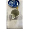 Image 3 : COLLECTABLE CHINA, 2 COPELAND SPODE PLATES, LIMOGES CREAM, PLATE STANDS AND SMALL WOOD STANDS