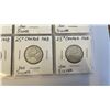 Image 3 : 7 1968 CANADIAN SILVER .500 QUARTERS
