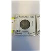 Image 2 : 3 1930 CANADIAN COINS - 10 CENTS, 25 CENTS .925 SILVER, AND 5 CENTS