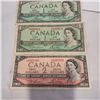 Image 3 : 4 CANADIAN 1954 $1 and $2 BILLS