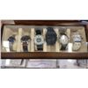 Image 2 : CASE OF WATCHES, WATCH WINDER AND CASE