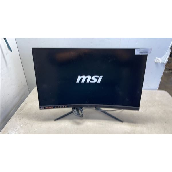 MSI 3FA61 CURVED MONITOR WORKING WITH 26" VIEWING SCREEN INSTEAD OF 27"