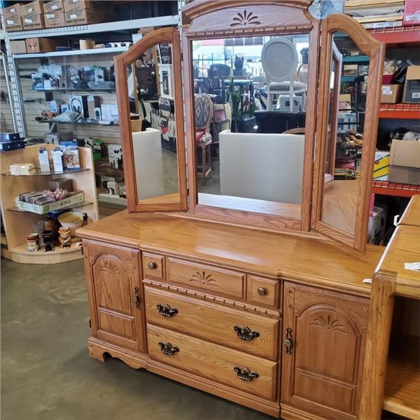 PALLISER DRESSER WITH MIRROR