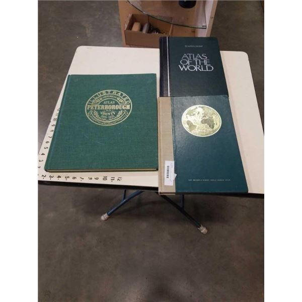 PETERBOROUGH COUNTY COFFEE TABLE BOOK AND 2 ATLAS