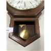 Image 2 : WEST GERMAN WALL CLOCK WITH PENDULUM AND KEY