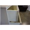 Image 9 : 4 DRAWER WHITE CHEST OF DRAWERS AMD WHITE CORNER ENDTABLE