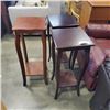 Image 1 : 3 PARLOUR TABLES - ONE IS BOMBAY CO
