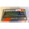 Image 1 : STEEL SERIES APEX 3 TKL RGB GAMING KEYBOARD - TESTED WORKING, RETAIL $59